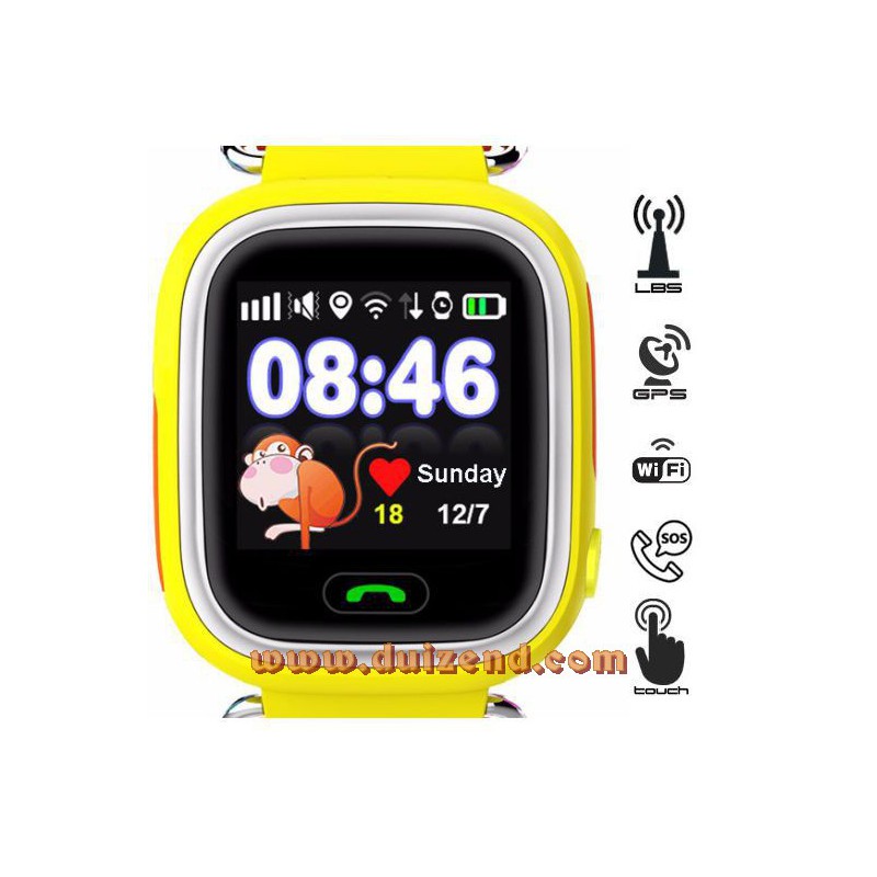 Gom Voor type Ontslag Gps horloge kind touchscreen kinderhorloge wifi tracking tracker app
